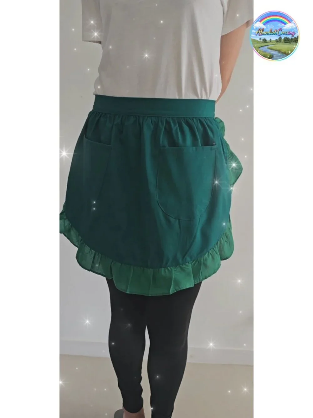 Waist Aprons with Pockets Half Server Home Waitress Vintage Kitchen Cooking